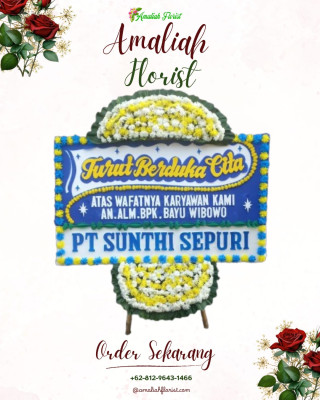 Papan Bunga Duka di Ngestirejo